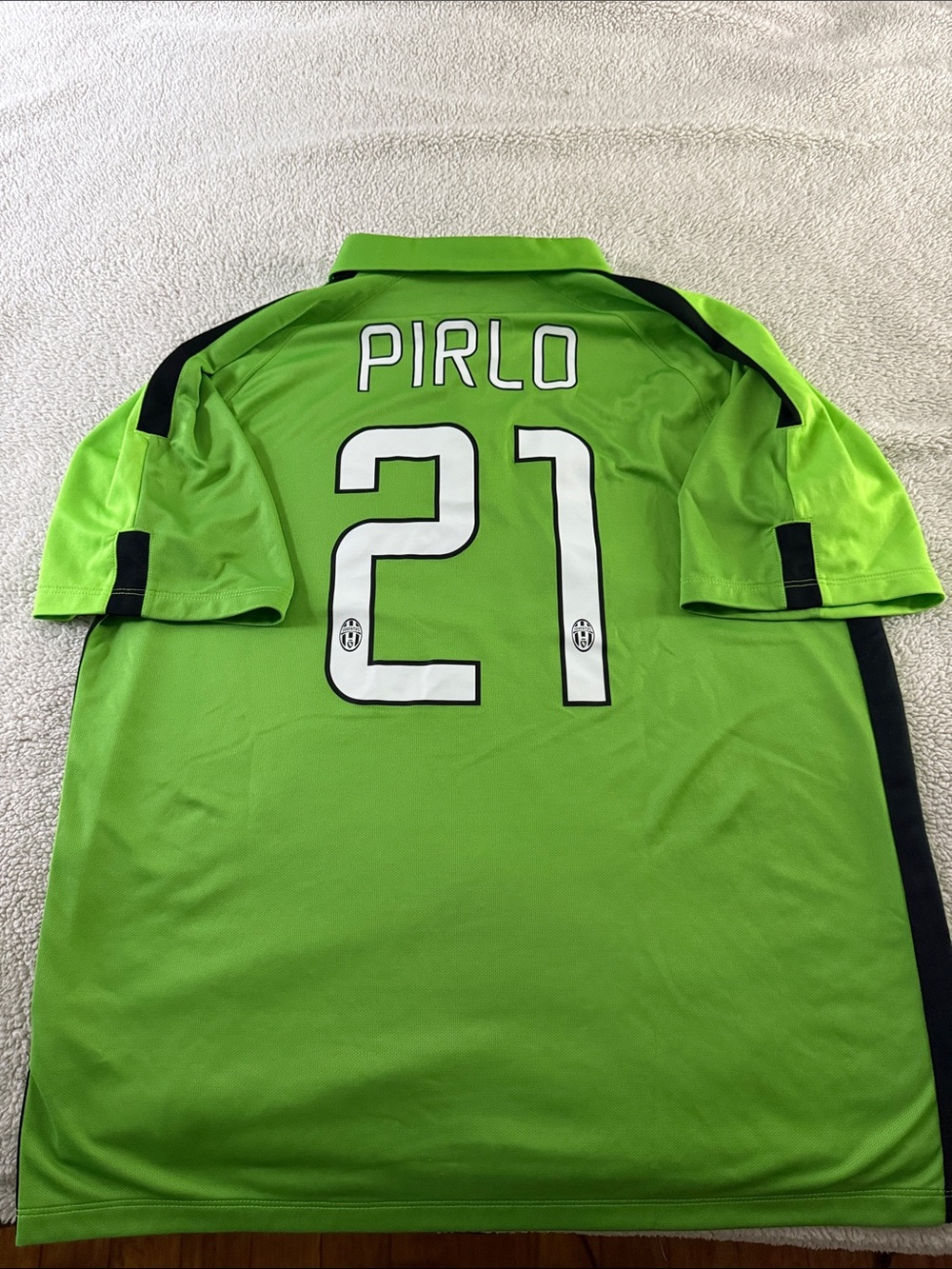 RARE Juventus #21 Andrea Pirlo 2014-15 Third Away Serie A Nike Jersey